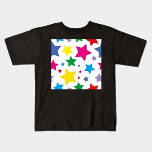 Bright rainbow star print Kids T-Shirt